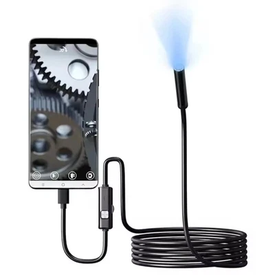 MARKENLOS 7.OMM TYPE-C Endoscope Camera IP67 Waterproof 6 LEDs Adjustable USB Android