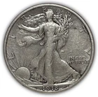 1918-S Walking Liberty Half Dollar Extremely Fine XF Coin #26313