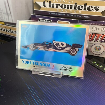 YUKI TSUNODA - TOPPS CHROME FORMULA 1 2021 - 1961 CAR INSERT - T61-YT