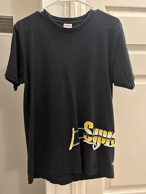 Supreme SS17 Gold Machine Gun Mob Crewneck T-Shirt Black • USA