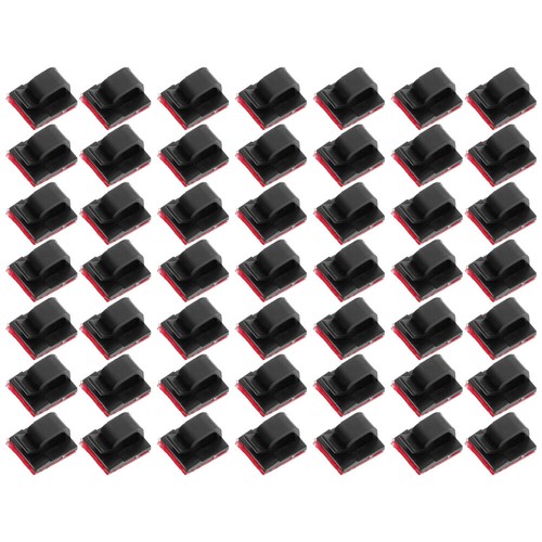 50 Pcs Usb Charging Cable Clip Electrical Cord Management Desktop Cord Clip - Photo 4/12
