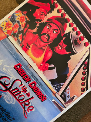 1978 Cheech and Chong Up in Smoke Stoner Comedy Poster 11x16.5 | eBay