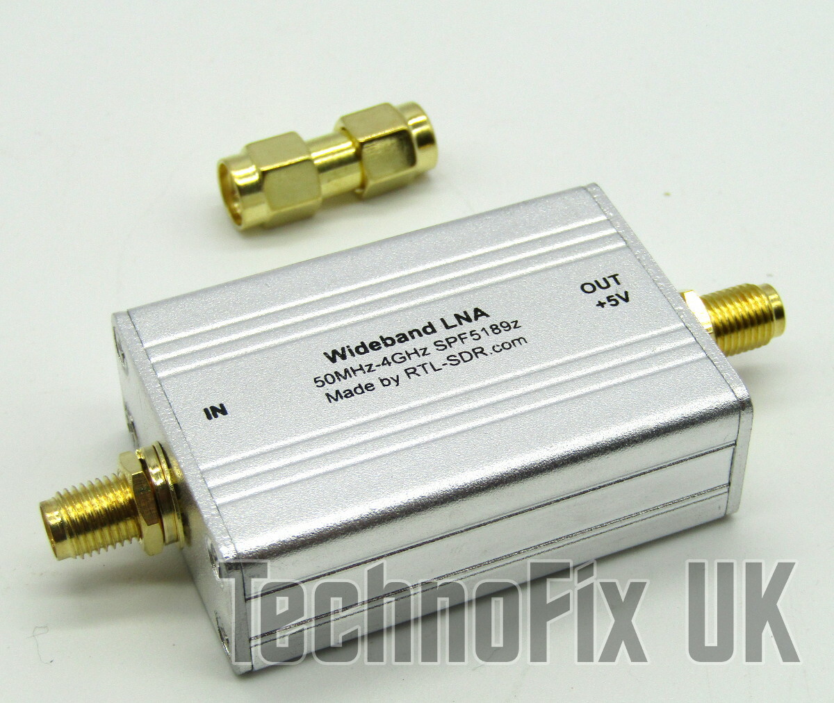 Wideband LNA Bias Tee Powered 50 MHz to GHz