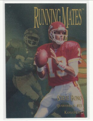 1996 Edge Steve Bono/ Marcus Allen Running Mates Gold No Serial Number