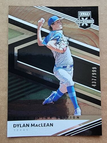 Carte de baseball Dylan Maclean 2020 Panini Elite Extra Edition 437/999 - Photo 1 sur 10