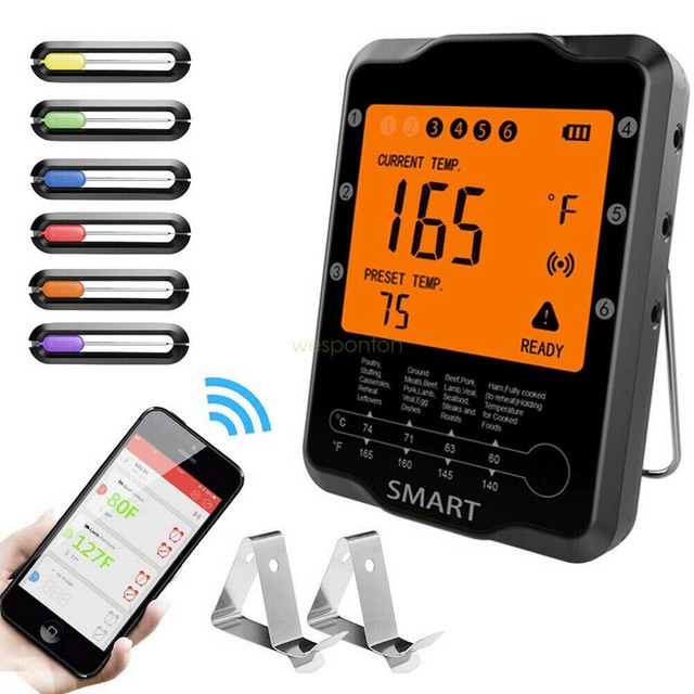 Govee Meat Bluetooth Thermometer App Controlled Wireless Iphone Android