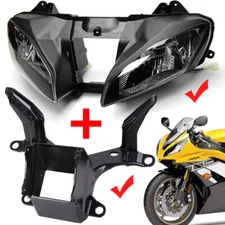 Front Headlight + Upper Stay Fairing Bracket For Yamaha YZF R6 YZF-R6 2008-2016