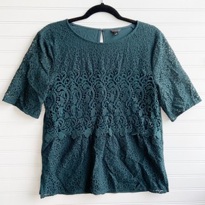 teal peplum top