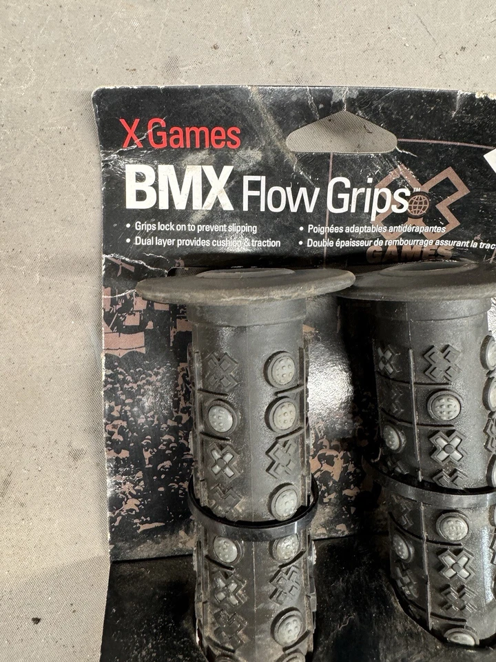 Empuñaduras de flujo de goma Bell ESPN X-Games Gear GT BMX bicicleta de acrobacias parte posterior de diamante Foto 2 de 4