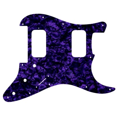 Pickguard For Fender MIM Blacktop Stratocaster HH Floyd purple pearl