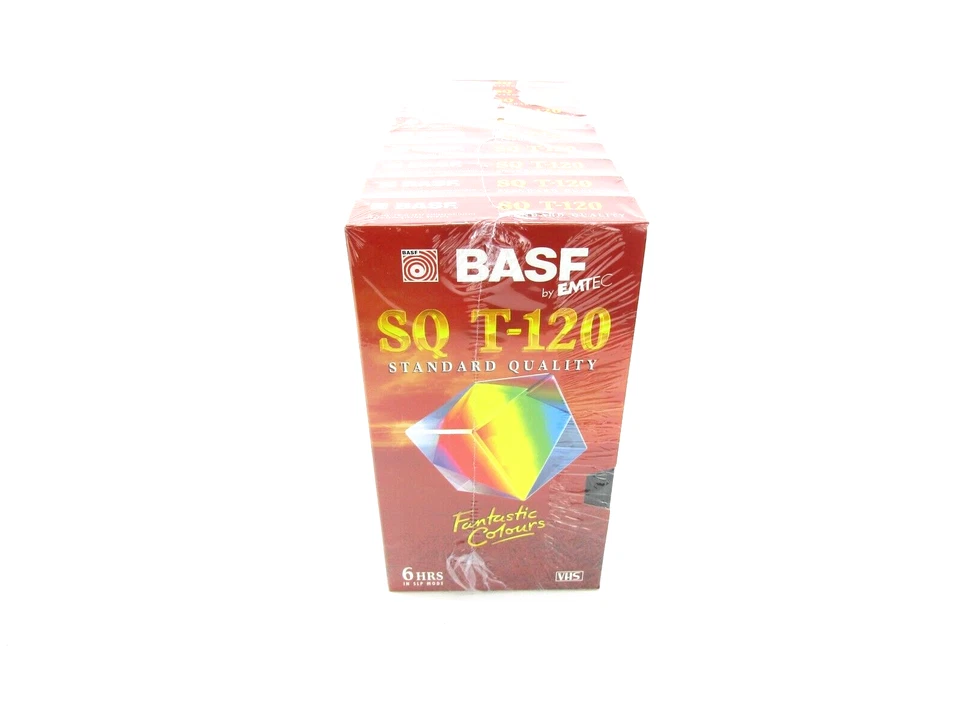 10 Pack BASF SQ T-120 Chrome VHS Videocassettes - Image 3 of 4