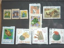 Vietnam 6 Marken gest. untere Reihe unberechnet