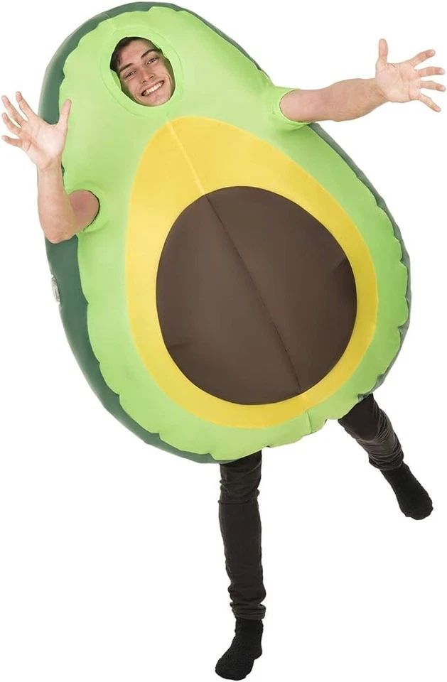 Disfraz Inflable Aguacate Adulto Divertido Gigante Fruta Inflable Traje Halloween Foto 2 de 4