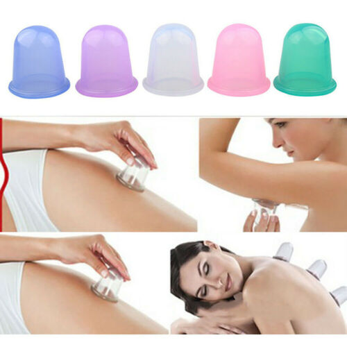 Anti Cellulite Medical Silicone Massage Vacuum Cupping Therapy Slim Facial Cup e - Afbeelding 1 van 14