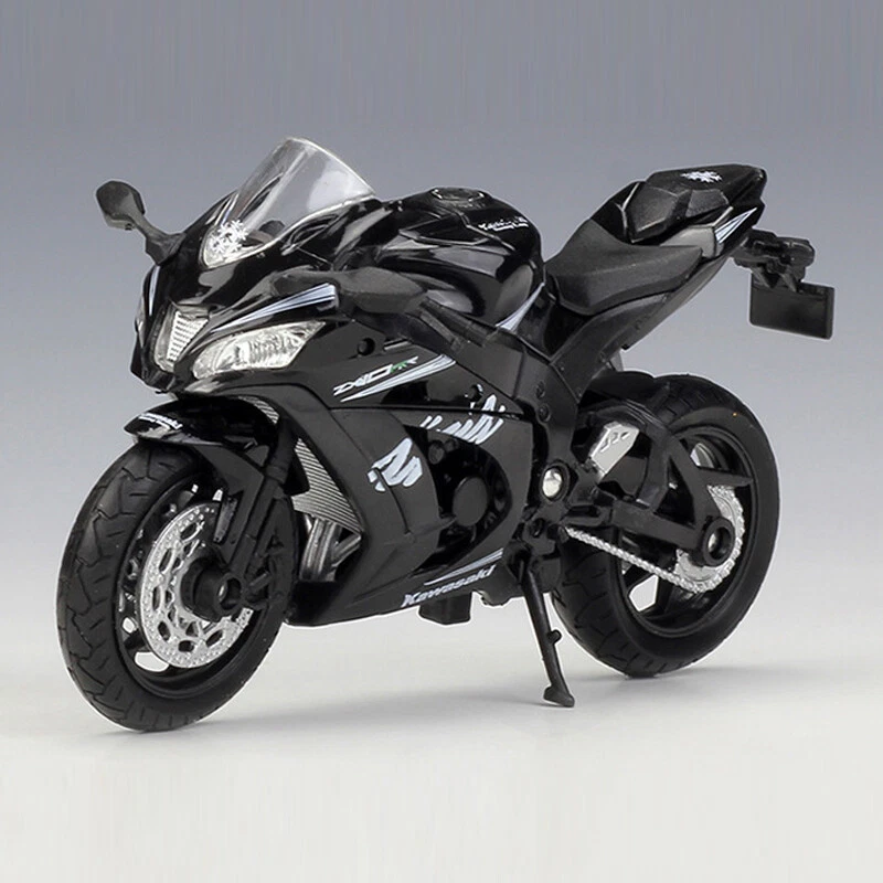 1/18 Scale Kawasaki Ninja ZX10-RR Motorcycle Model Diecast Toy Vehicle Boys Toys - Image 4 of 4