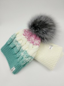 toddler girl hat and scarf set