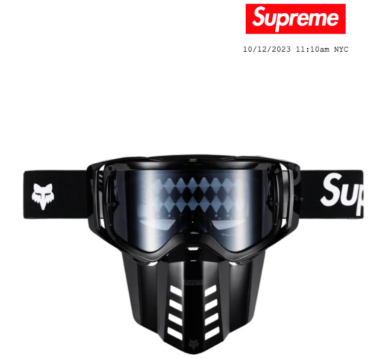 SUPREME FOX RACING GOGGLES ****BOTH RED & BLACK PAIR IN STOCK