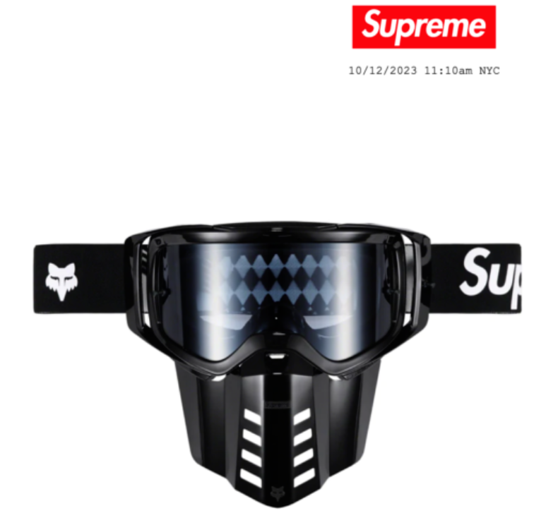 SUPREME FOX RACING GOGGLES ****BOTH RED & BLACK PAIR IN SUPREME FOX RACING GOGGLES ****BOTH RED & BLACK PAIR IN