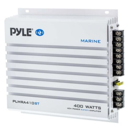 1 Pyle PLMRA410BT Verstärker Marine 4 Kanäle 4 X 100 Watt Max Boot Schlauchboot - Bild 3 von 7