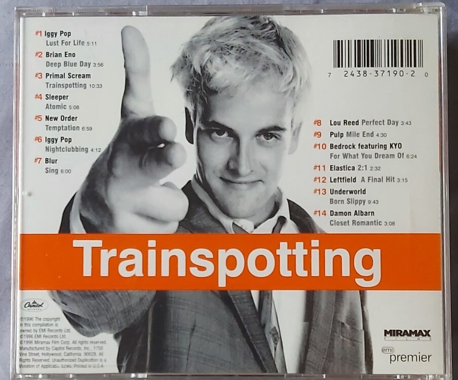 Trainspotting 1996 Soundtrack CD Excellent Condition Pre-owned | eBay