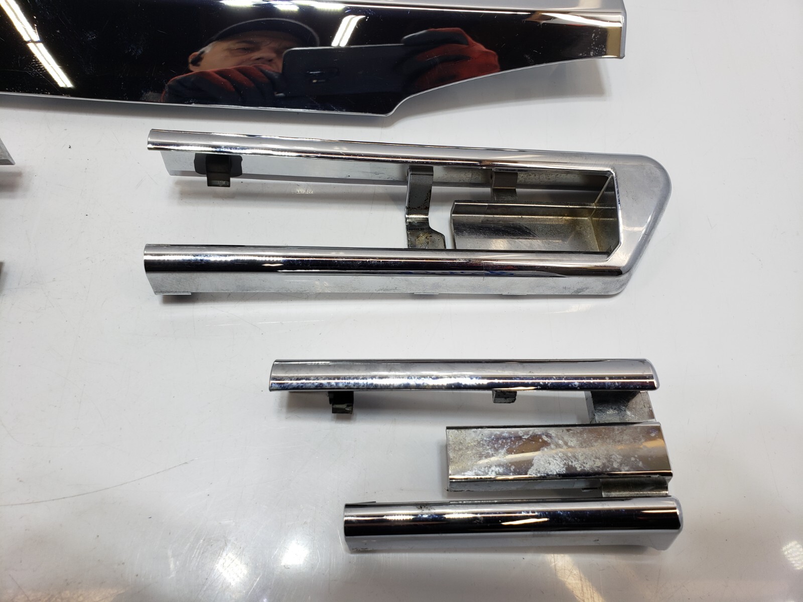 ✅ 10-14 OEM Rolls Royce Ghost RR4 Front Right Passenger Seat Rail Trim SET*