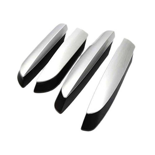 Silver Roof Rack Cover Rail End Shell Replacement 4pcs For Toyota RAV4 2013-2018 - Picture 6 of 10