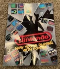 Vintage Nintendo NOW YOUR'E PLAYING WITH POWER NINTENDO NES POSTER 1988