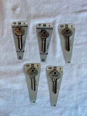 (5) Hillman / Access 88 88532 Cassette G Blank Key Blank, Independent L1