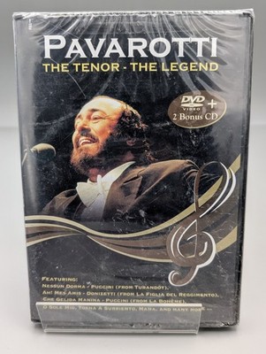 Pavarotti Tenor the Legend DVD Plus 2 Bonus CDs , Kings Road Rare Oop New 