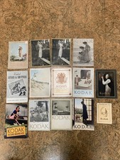 Large Lot 13 Eastman Kodak Catalogs  Manuals 1898 - 1941