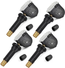 TPMS Sensor GM, 4pcs 315Mhz Tire Pressure Monitoring Replacement for... 