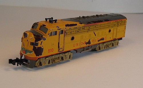 Minitrix Spur N 1/160 Nr. 2961 Diesellok EMD F7 Union Pacific USA 1 #1589 | Condition: Gebraucht