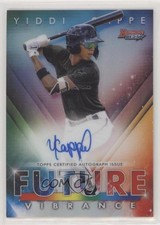 2021 Bowman's Best Bowman Future Vibrance 101/150 Yiddi Cappe #BFVA-YC Auto uk2