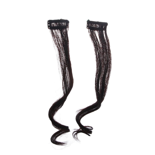 Long Wavy Curly Women Hair Fake Bangs Natural Side Fringe Clip in Front - Picture 7 of 12