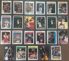 Lot of (23) 90s NBA Legends HOF Card Lot- Jordan, Bird, Magic, Pippen+ More