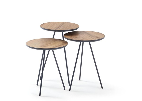 Wohnzimmer Set Kaffeetische 3X Beistelltische Designer Wohnzimmertische Tisch-image