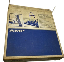 AMP 604007-1 FLEXI-BLOCK 6" TERMINAL BLOCK KIT FBK6 300 VOLT 15 AMP (PACK OF 34)