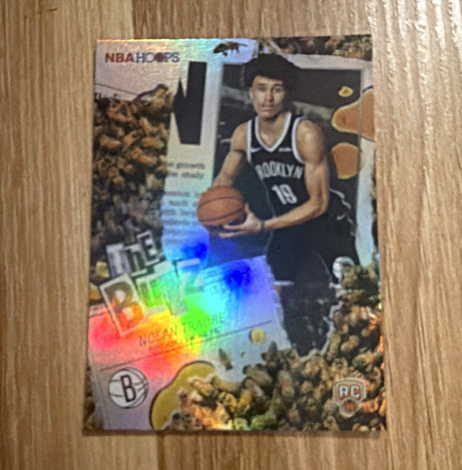 Topps 2026 NBA Hoops Basketball Nolan Traore Nets The Buz Hologram RC #TB-19