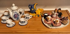 Muffy Vanderbear Mommy and Me Mini Teacup Collection- Bear Wedding Tea Set