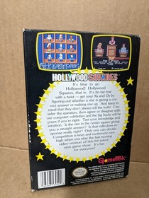 Hollywood Squares Nintendo NES Box -1 Variant - Black box