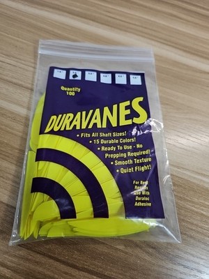 Norway Duravanes 2.5'' Yellow - 100 pack 