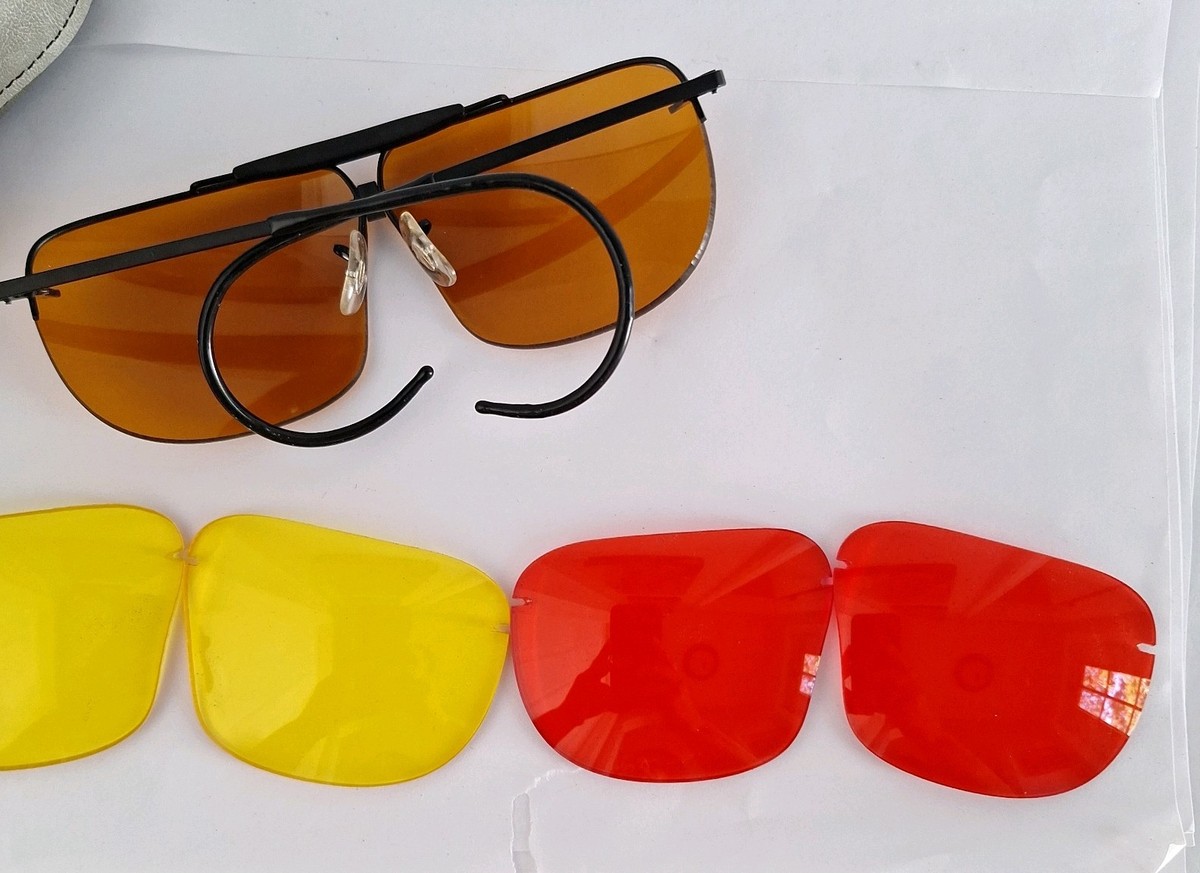 Vintage Remington Aviator Shooting Glasses Interchangeable Lenses