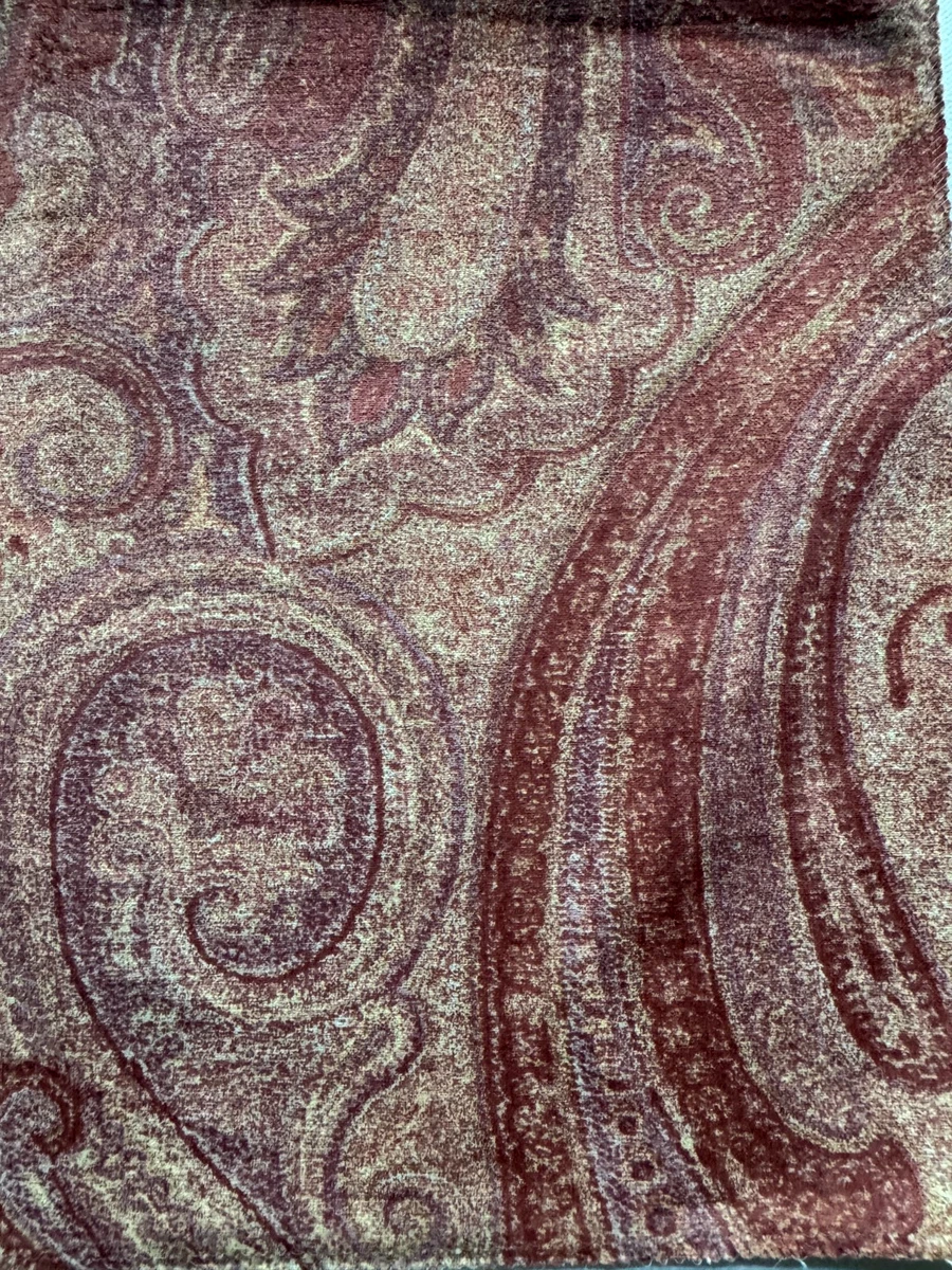 Lee Jofa Jessie in Clay Designer Fabric Remnant 24 x 24"