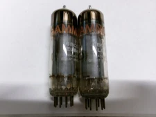 2 MULLARD EL84/6BQ4 VACUUM TUBES 1961