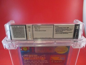 Tecmo World Wrestling (Nintendo NES) **TOTALMENTE NUEVO** &iexcl;Sellado! Sello WATA 9.2 A