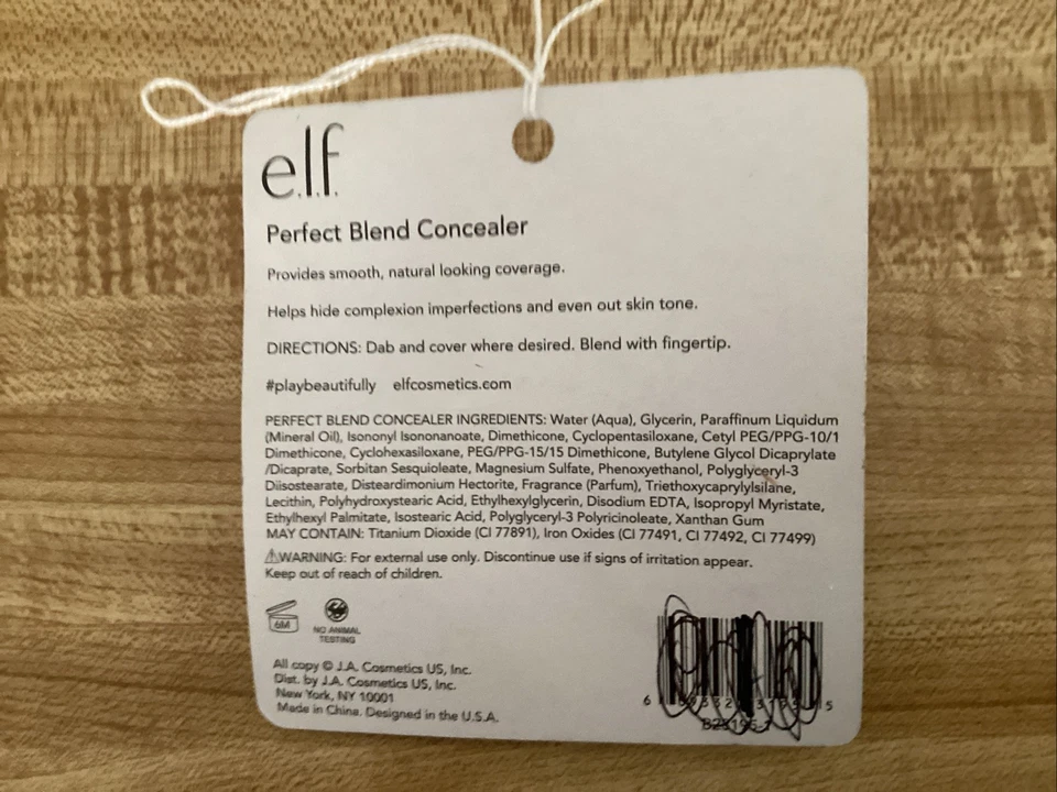 Lote de 2 NUEVOS En Paquete E.l.f. Corrector Perfect Blend beige claro 23195 Foto 3 de 3