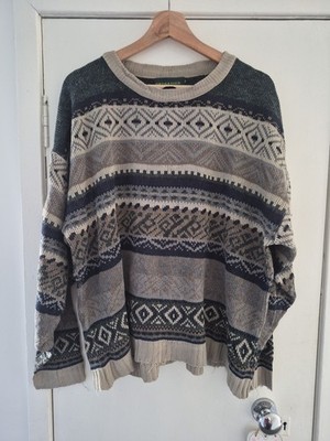 Grenadier Vintage Fair Isle/ Nordic Pullover Pulli Gr. L