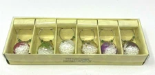 Cypress Wine Glass Charms - Christmas Trees Party Drink Accessories set of 6
