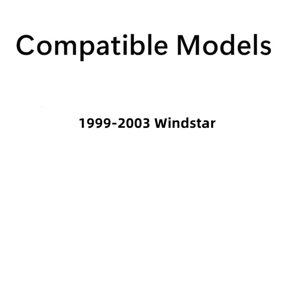 Fits 99-03 Ford Windstar Van Passenger Side Right Rear Sliding Cargo Door Glass - Imagem 4 de 4