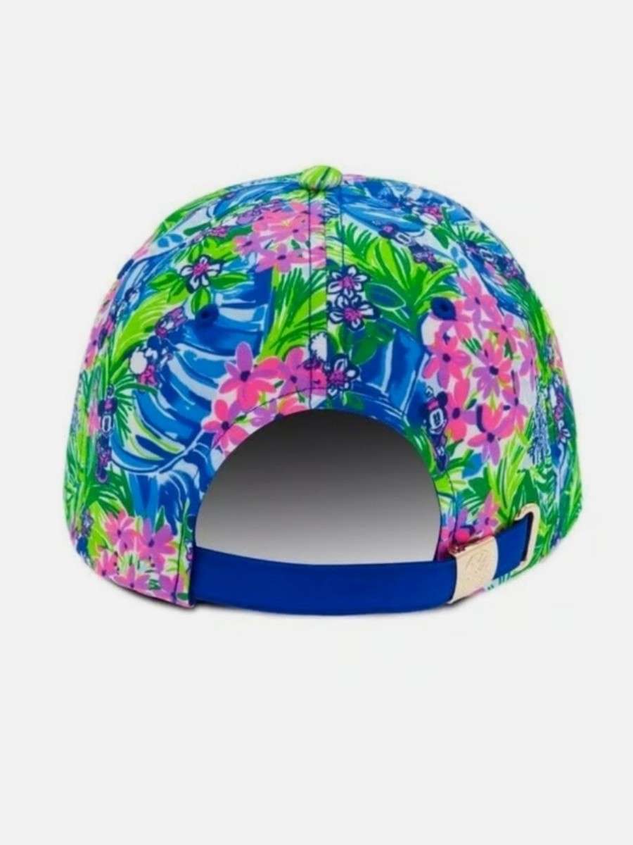 Lilly Pulitzer x Disney Floral Baseball Cap NWT Lilly Pulitzer NWT Run Around Hat Disney Dreamin | eBay main image 4